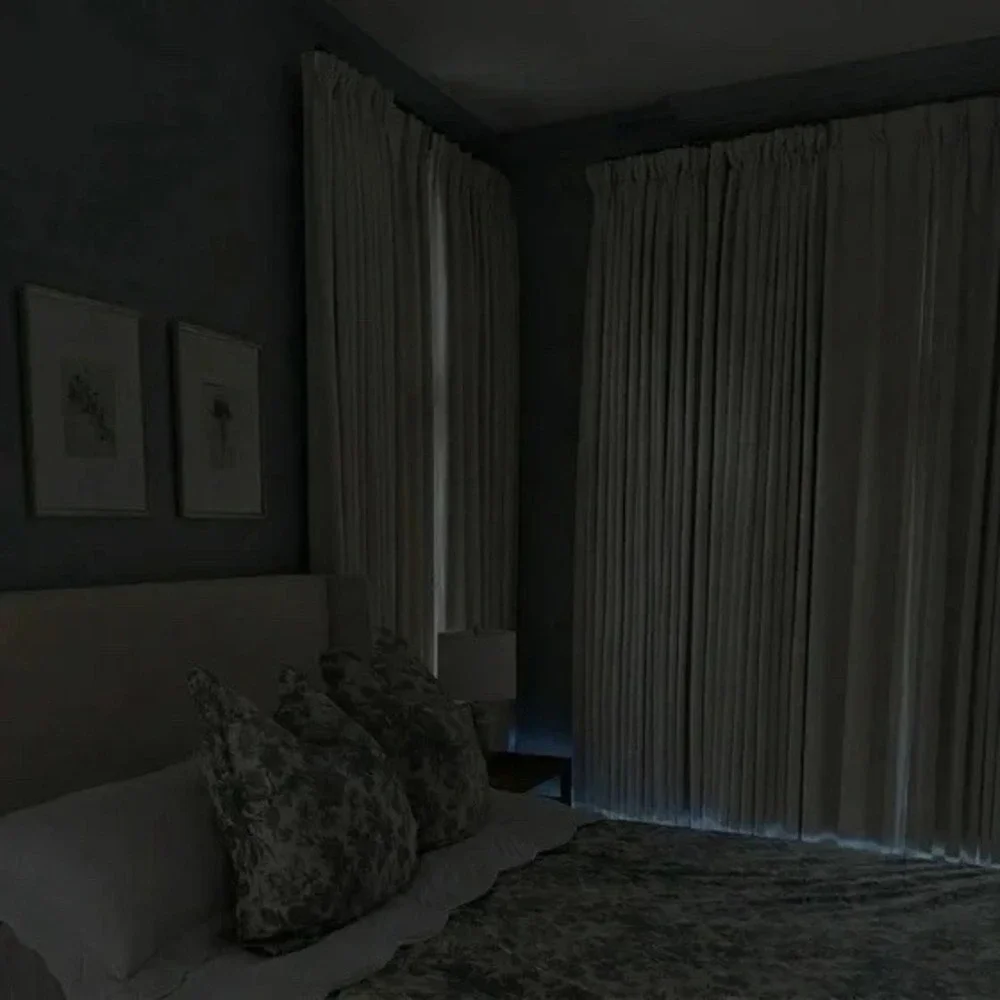 TWOPAGES Lila Thermal Insulated Pinch Pleated Curtains Beige (1) 90